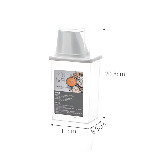 Plastic Food Container 870 ml